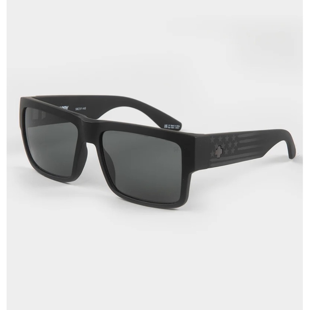 SPY+ Optic Black Sunglasses (flag)